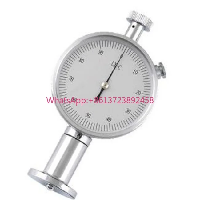 LX-C Hardness Tester Durometer Used in Measuring the Hardness of Oak Model Micro Porous Material Which Includes Vesicant