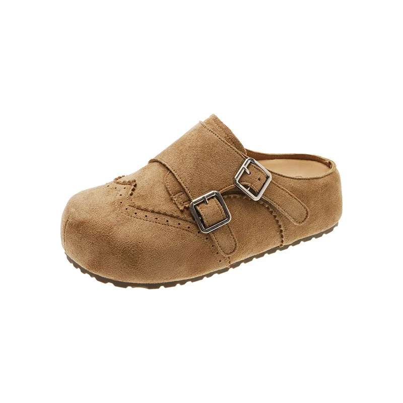 

2026 Women's Pink French Retro Chunky Platform Ballet Flats, Soft Sole Versatile Shoes to Wear with Dresses for Spring & Autumn