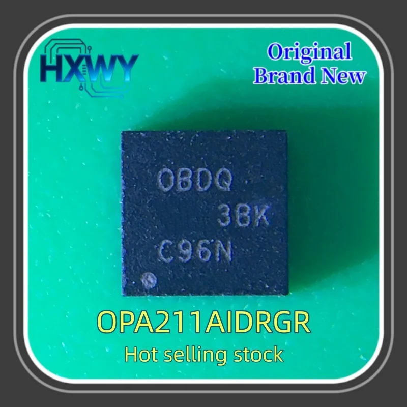 (5/50 pieces) OPA211AIDRGR OPA211 Silkscreened OBDQ SON-8 Amplifier New Electronic Parts High Quality Fast Delivery In Stock