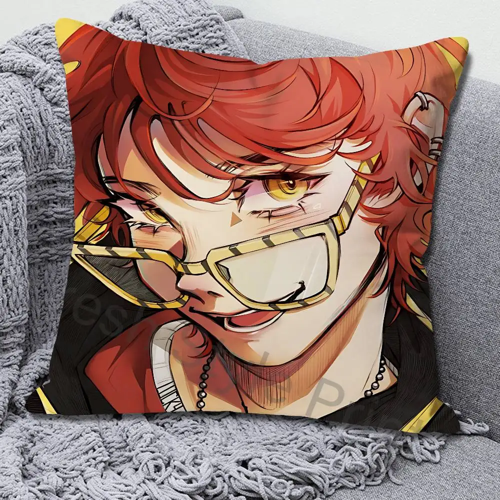 Game M-Mystic Messenger 707 Anime Celebrity Merchandise All-Match Printed Pillow Case Sofa Car Office Room Decoration Protector