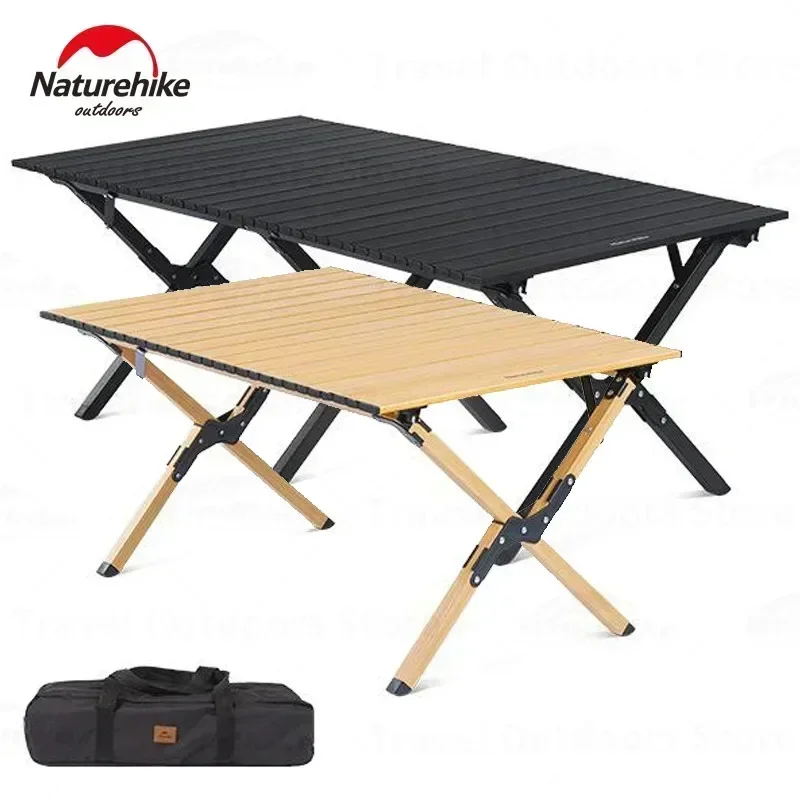 

Nature-hike Camping Roll Table Portable Desk Folding Tableware for Outdoor Beach Barbecue Picnic Accessories Aluminum Ultralight