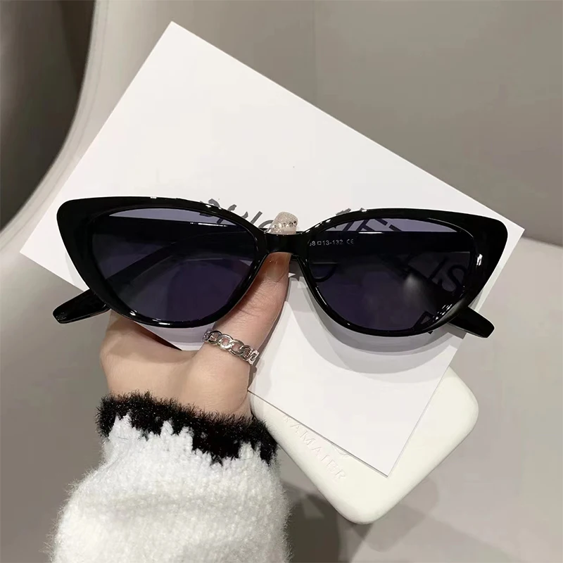 New Large Frame Cat's Eye Sunglasses Women's Brand Designer Fashion Sun Glasses Women Outdoor Travel Eyewear UV400 Oculos De Sol