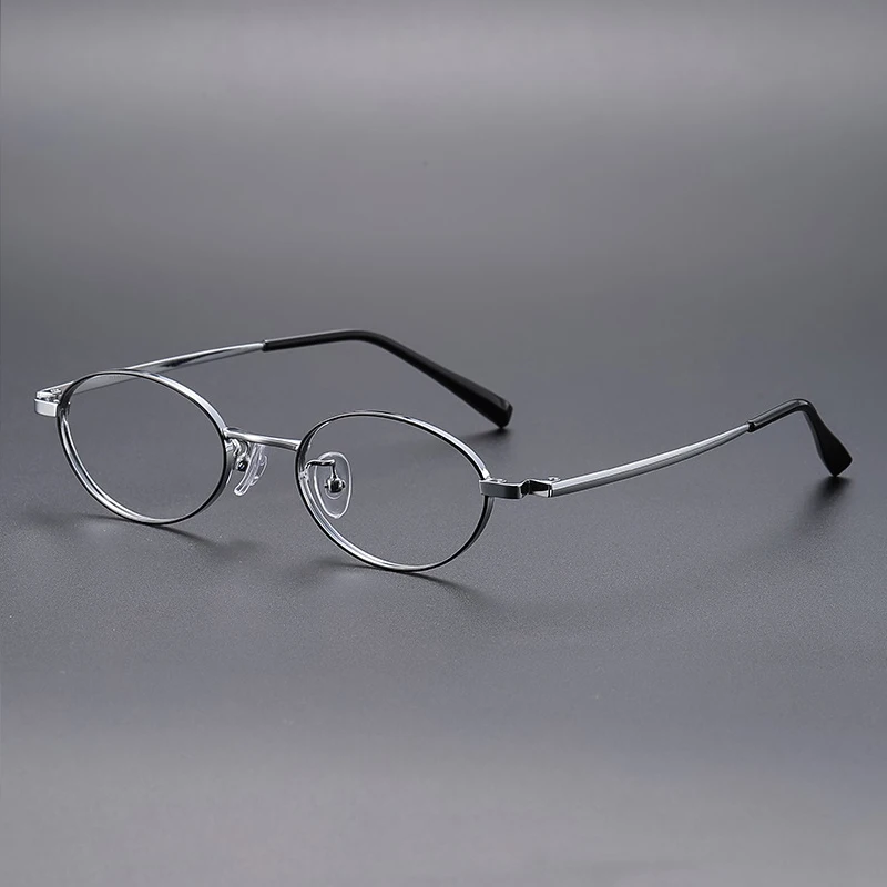 نظارات قراءة خفيفة للغاية من Dsnietp مستديرة مضادة للضوء الأزرق نظارات طبية فوتوكروميك نظارات صغيرة مخصصة