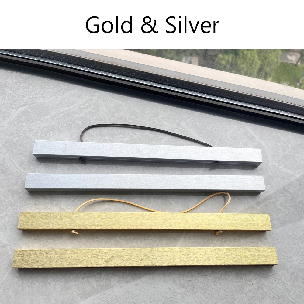 Gold Magnetic Poster Hanger, Easy to Use Frame