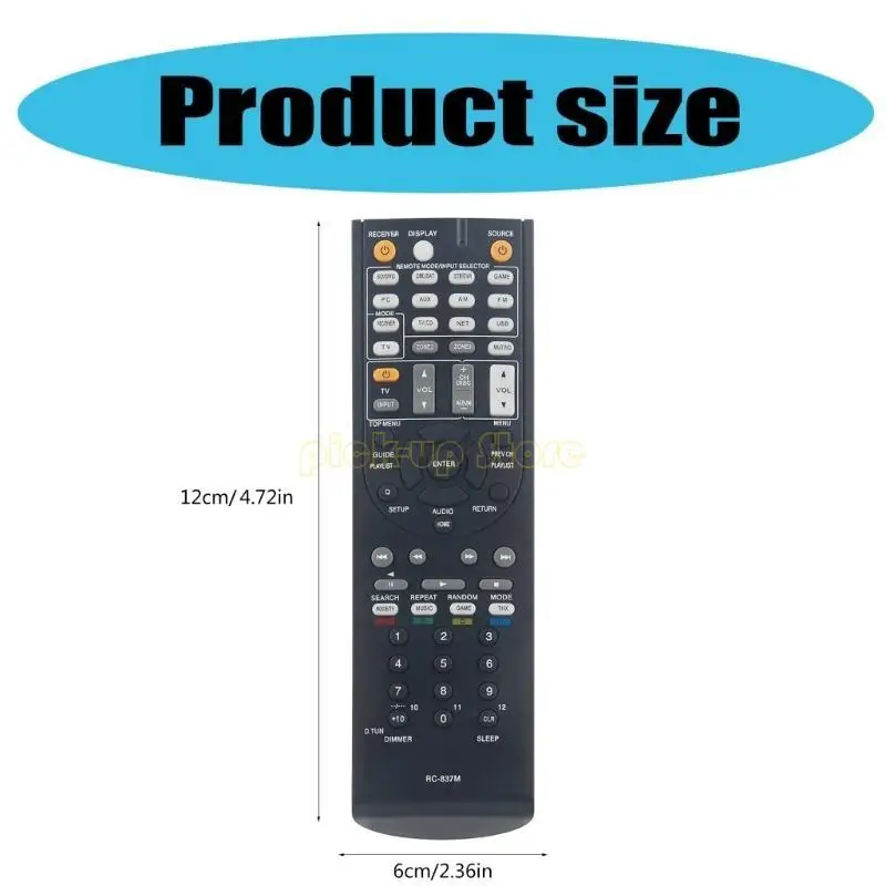 Q5WA RC837M Video Receiver Замена дистанционного управления для видео-приемника RC837M TX-NR616 TX-NR616B TX-NR616S Series