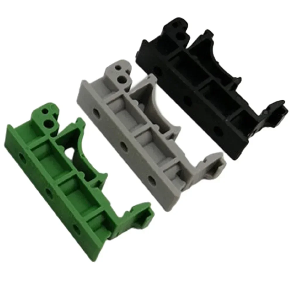 1 Set PCB DIN Rail Mounting Adapter Circuit Board Bracket Holder Carrier Clips Control Board Adapter