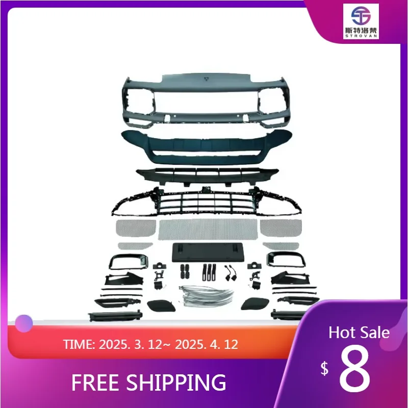 

New Design Upgrade 9Y0 9Y0.1 9YA Turbo Style Body Kit LED DRL Grille Front Bumpers Body Kits for PorscheS 957 2007-2010
