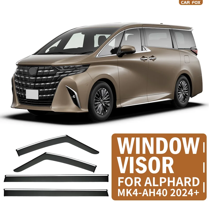 

For TOYOTA ALPHARD AH10 AH20 AH30 AH40 Plastic Window Visor Vent Shades Sun Rain Deflector Guard For TOYOTA ALPHARD AH10 AH20