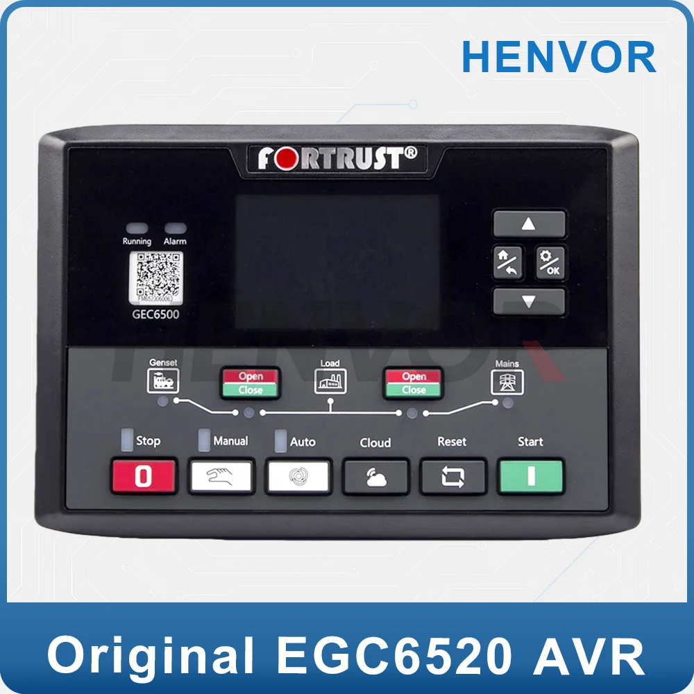 FORTRUST EGC6520 AMF Auto Start Stop Generator Controller Module USB Interface For ESC Engine Parts