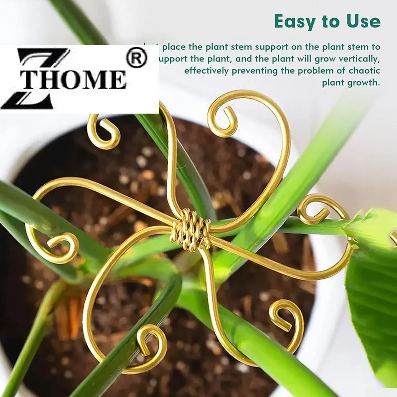 Metal Plant Climbing Bracket Flower Shaped Plant Holding Fixing Clip Plant Vine Climbing Grapple Bracket Stem Finishing Period