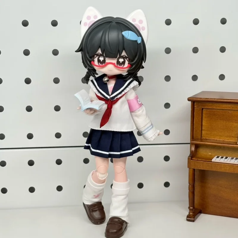 

В наличии: Оригинальная коллекционная фигурка In Stock Genuine Unveiled Door Little Key Artbook Series 1/12 Bjd Mjd Blind Box, аниме-фигурка, шарнирная, подарочная.