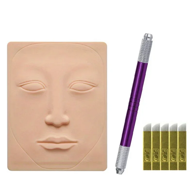 

Manual Pen Tebori Microblading Makeup Tattoo Kits Eyebrow Lips Face Practice Skin Microblading Blades Tattoo Accessories
