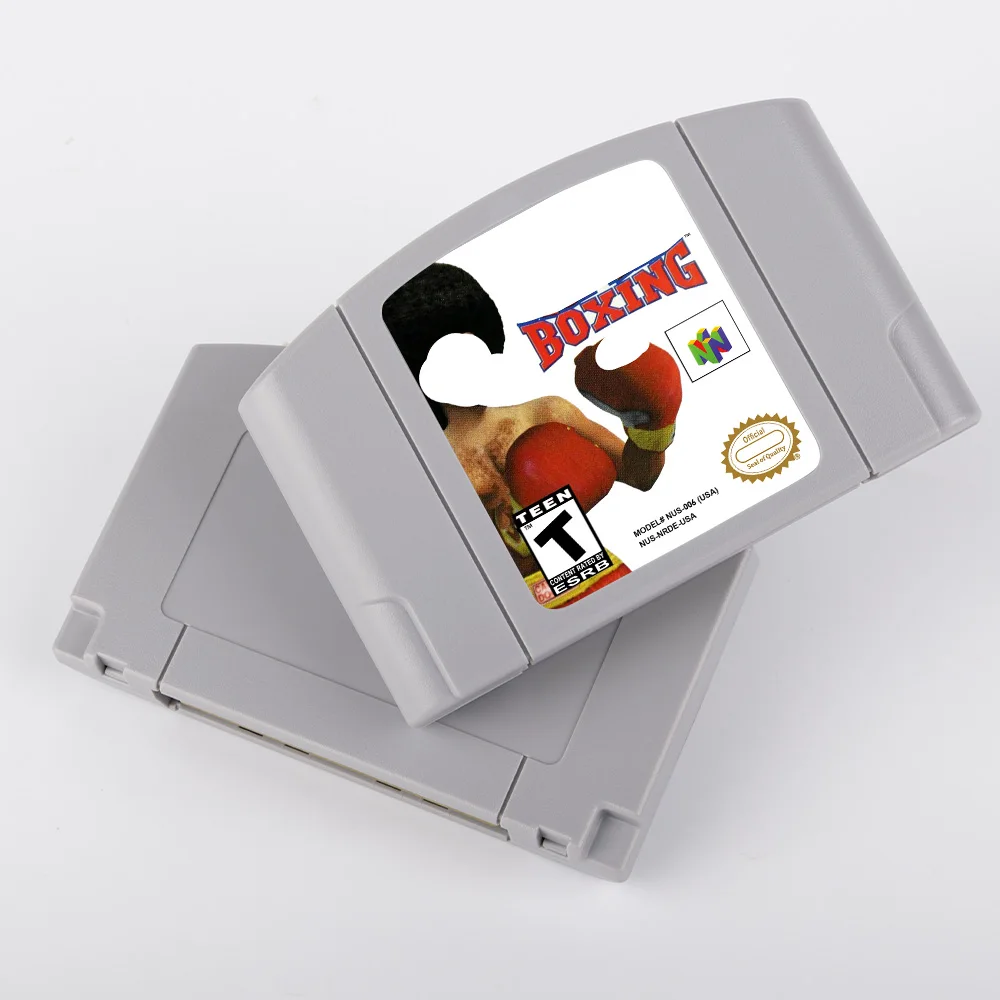 Cartucho de juego de 64 bits Rumbled Game Boxing Readyed, versión USA NTSC o versión EUR PAL para consolas N64