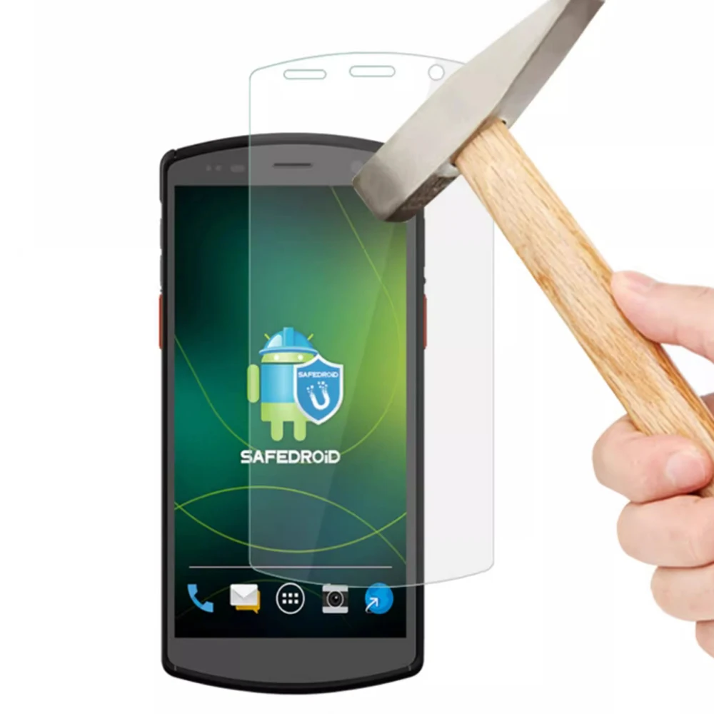 Мягкий силиконовый защитный чехол для портативного коллектора данных UROVO DT50, Android PDA, защитная пленка из закаленного стекла для экрана