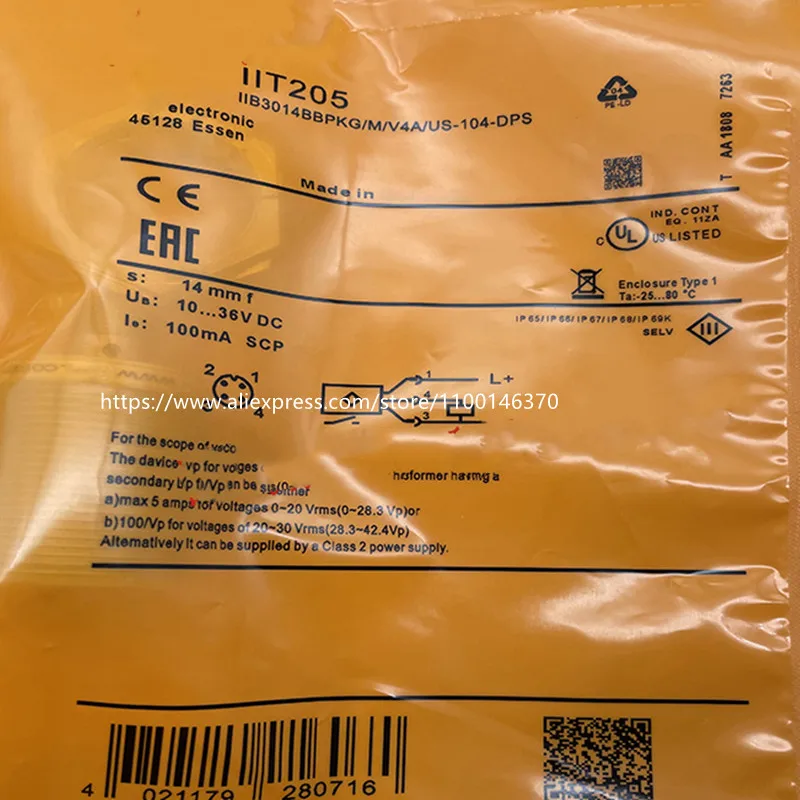 

2Pcs New High Quality IFM approach switch IIT206 IIT208 IIT205 IIT200 IIT212 IIT209