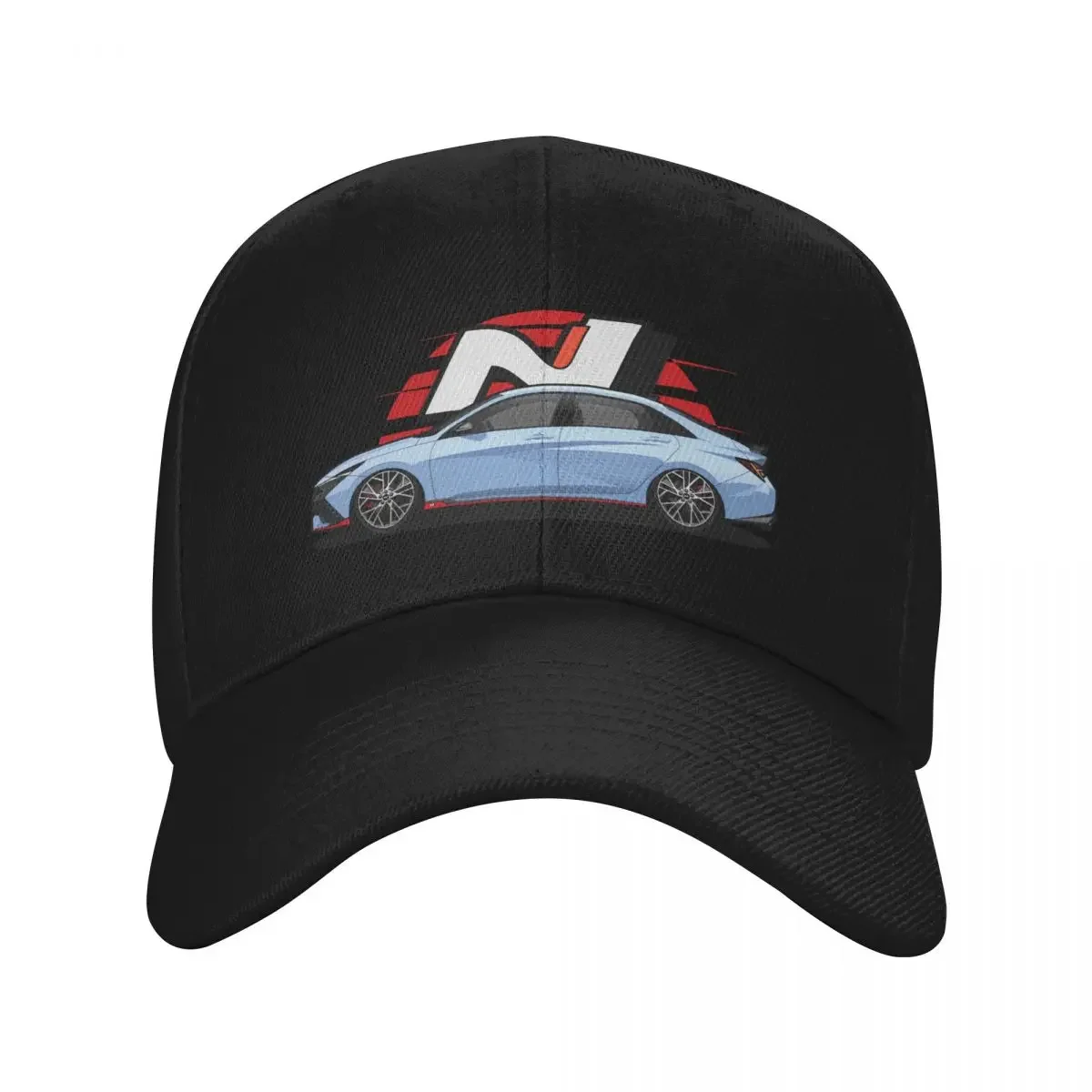 i30N Sedan/Elantra N Side View Baseball Cap Anime Uv Protection Solar Hat Woman Men's