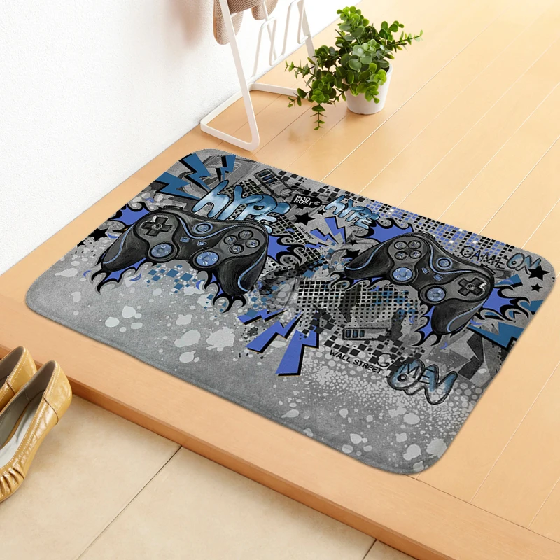 Carpets for Living Room P-Playstations 5 Bathroom Bedroom Foot Mat Funny Doormat Entrance Door Washable Non-slip Kitchen Rug