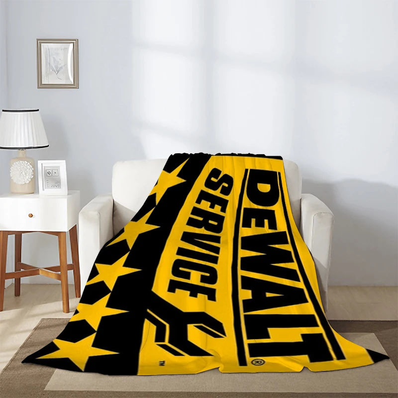 

Car Blanket Sofa Winter Dewalt Logo Bed Blankets for Beds Machine Washable Furry Throw Fluffy Soft & Throws Baby Fleece Custom