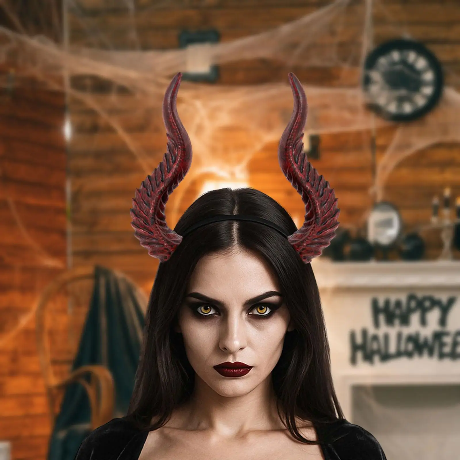 Bandeau diable, accessoires de Costume d'halloween, bandeau pour femmes pour vacances, carnaval, spectacle sur scène, fête à thème, Festival saisonnier