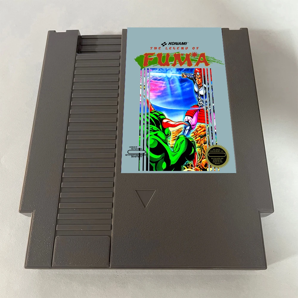 The Legend of Fuma NES Rom Hack - 8 بت 72 دبابيس بطاقة الألعاب PAl/NTSC USA VERSION Game Cartridge لوحدة التحكم NES الكلاسيكية - اللغة الإنجليزية