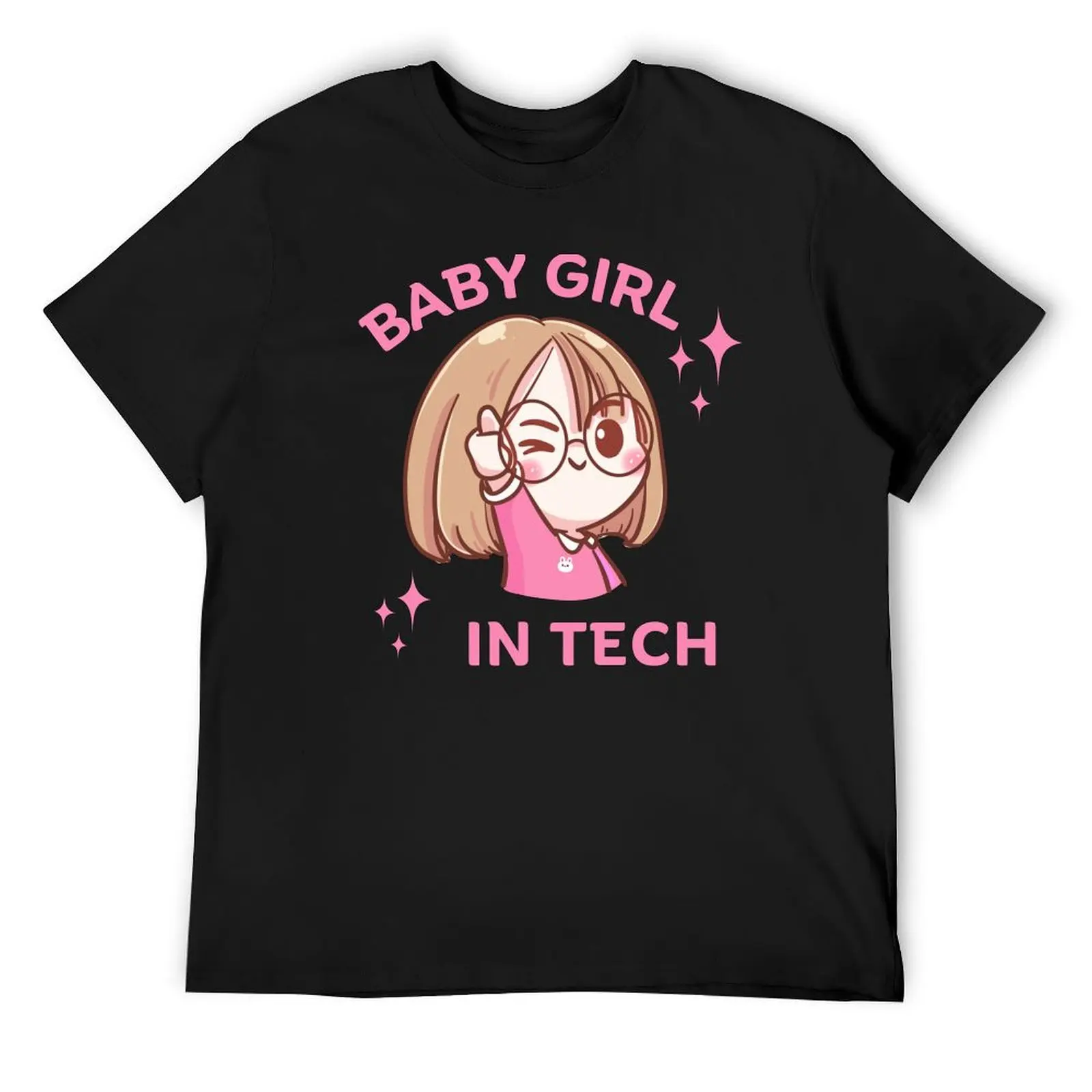 Футболка Baby Girl In Tech, рубашки с выступами, незаменимые футболки, винтажные мужские винтажные футболки