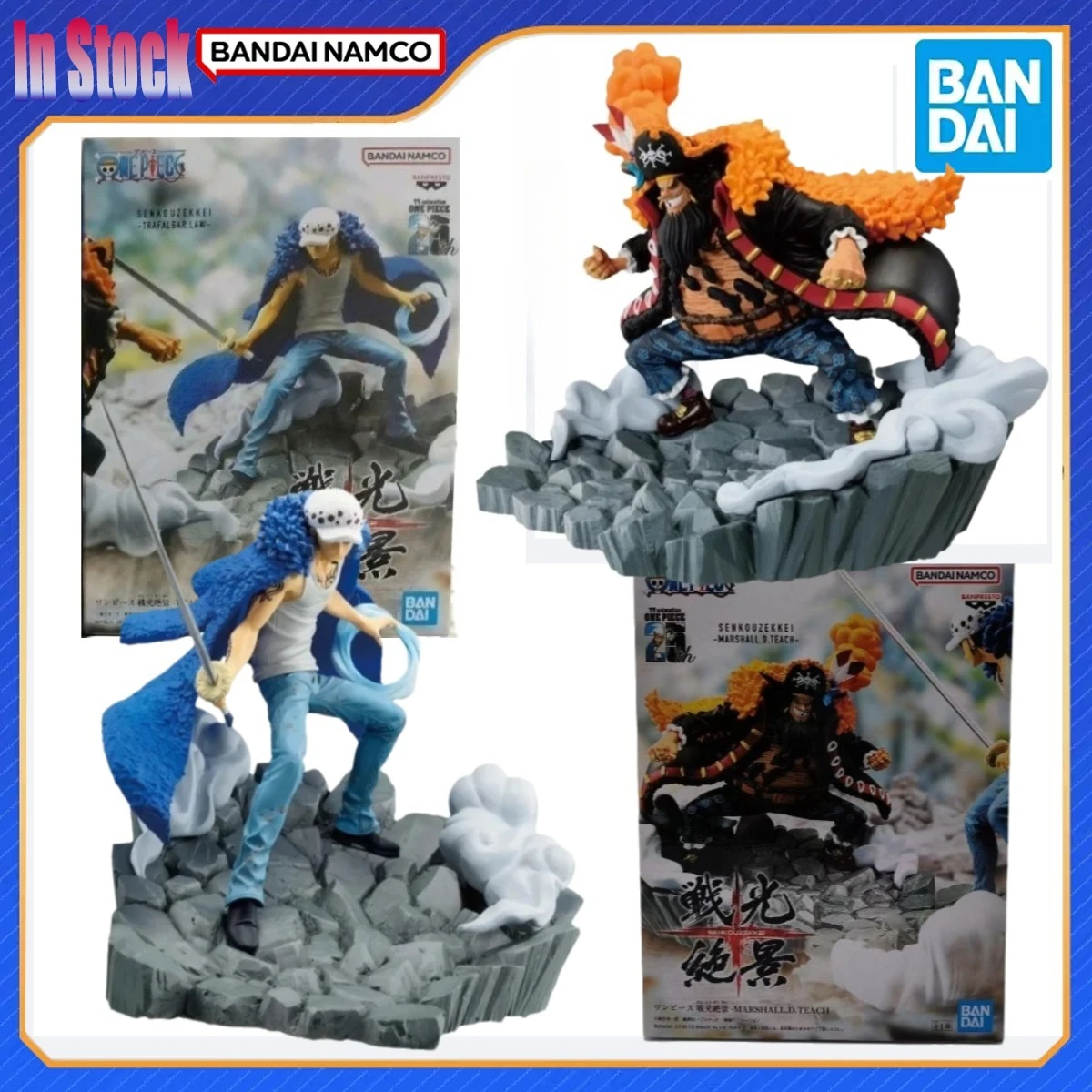 

Оригинальная аниме Bandai BANPRESTO ONEPIECE Senko Superb View TRAFALGAR.LAW&MARSHALL.D.TEACH, наборы моделей экшн-фигурок, подарок