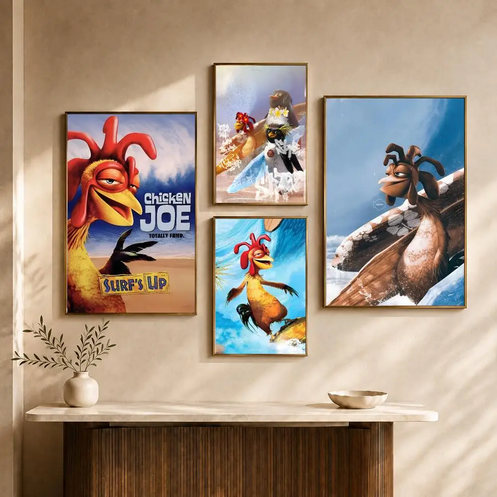 Meme Chicken Joe Flag Viral Funny Surf Poster HD Wall Decor Apartment Dorm Office Cafe Bedroom Home Gift