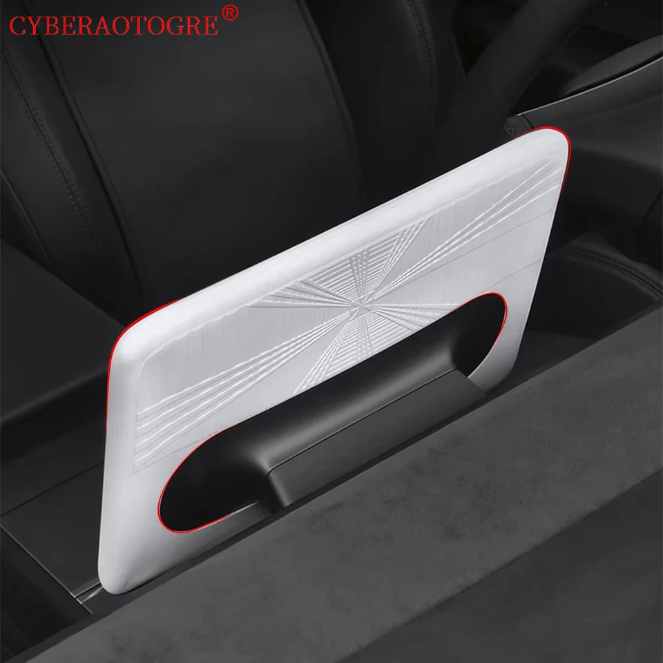 Tesla Model 3/Y 2021-2025 실리콘 보호 프레임 가장자리 커버 중앙 네비게이션 화면 보호기 중앙 패널 스티커