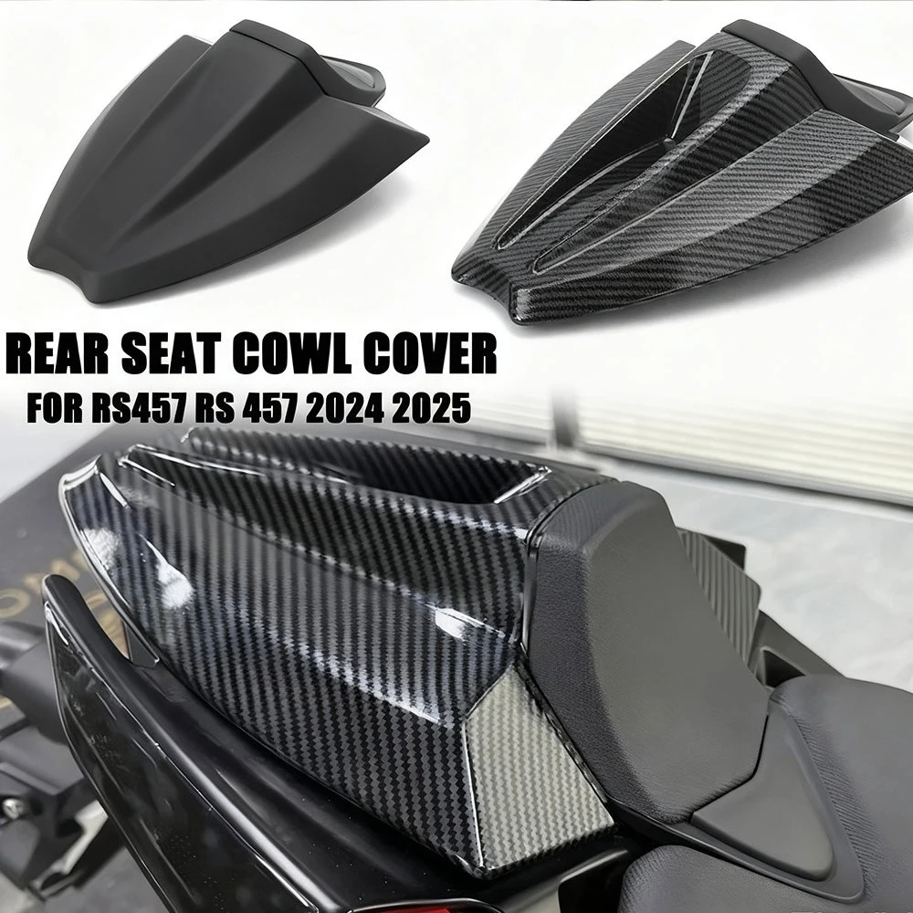 

For Aprilia RS457 rs457 RS 457 2024 2025 Motorcycle Accessories Passenger Pillion Rear Seat Cover Cowl Solo Cowl