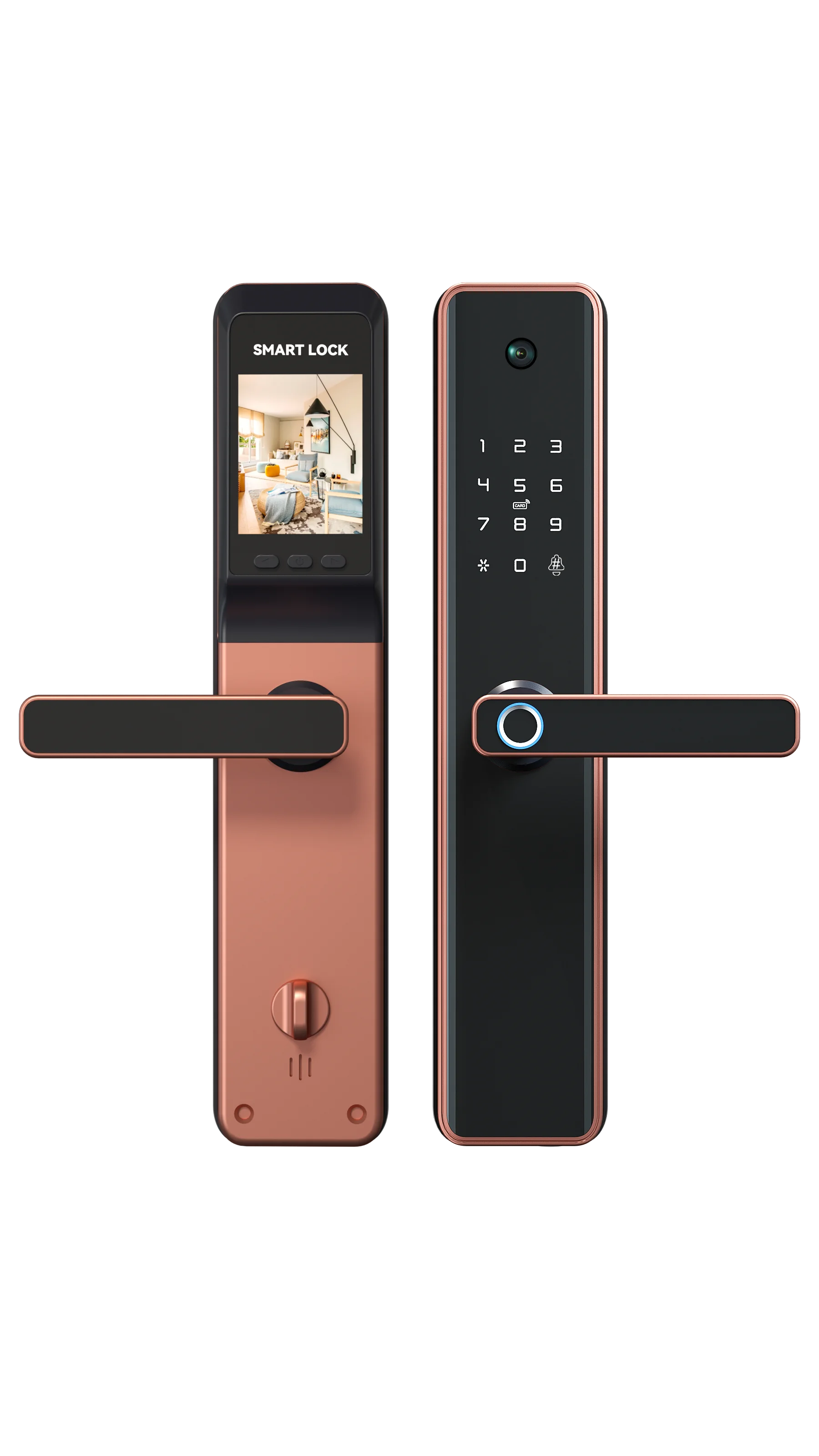 Smart Biometr Fingerprint Door lock Tuya  Digital Door Lock High Security Best Price Smart Door Lock