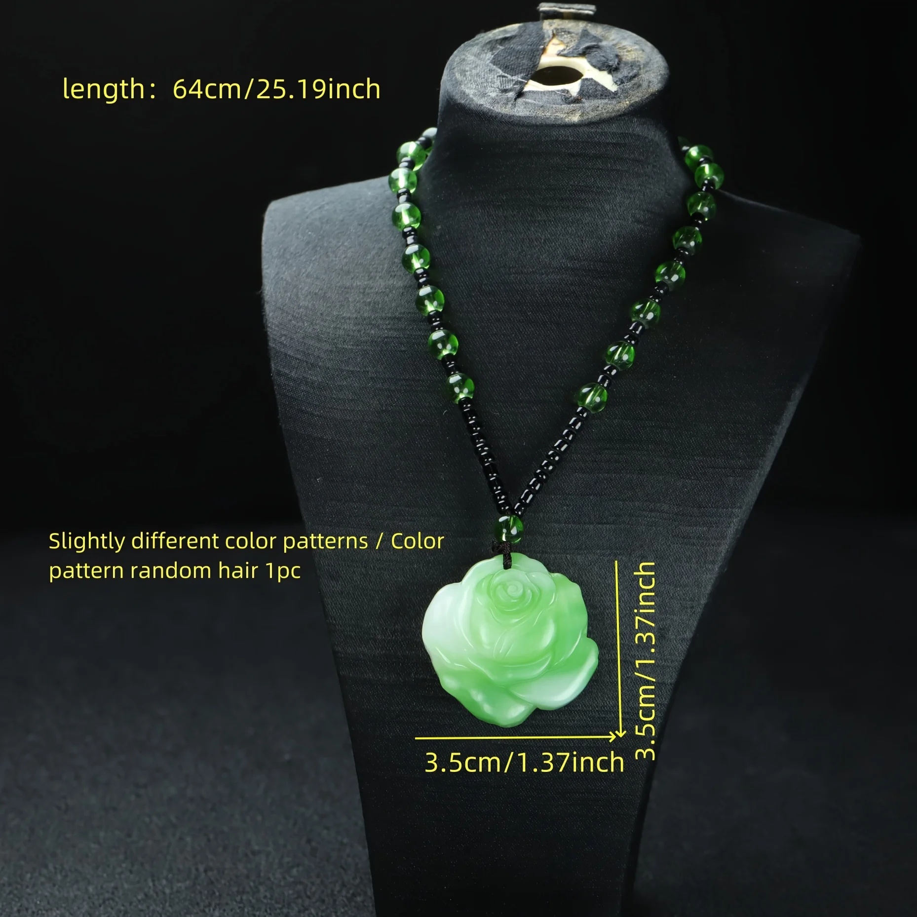 Pendiente  flor  piedra natural Ziquexsite, cadena  suéter largo mono, joyería de moda unisex, ideal regalo  Día de San Valentín