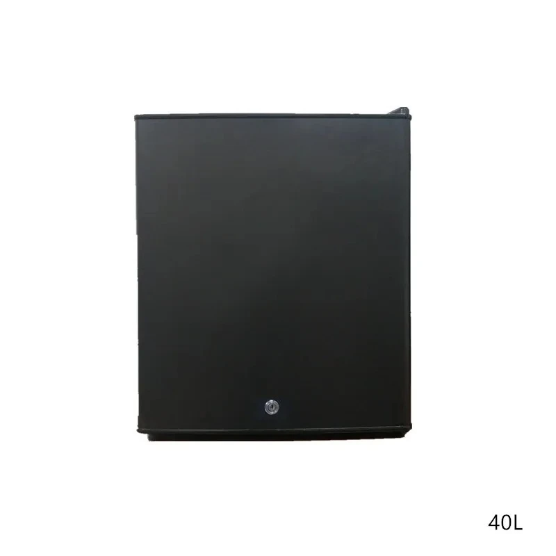 Small mini refrigerated fresh-keeping with lock electronic refrigeration hotel room display small refrigerator