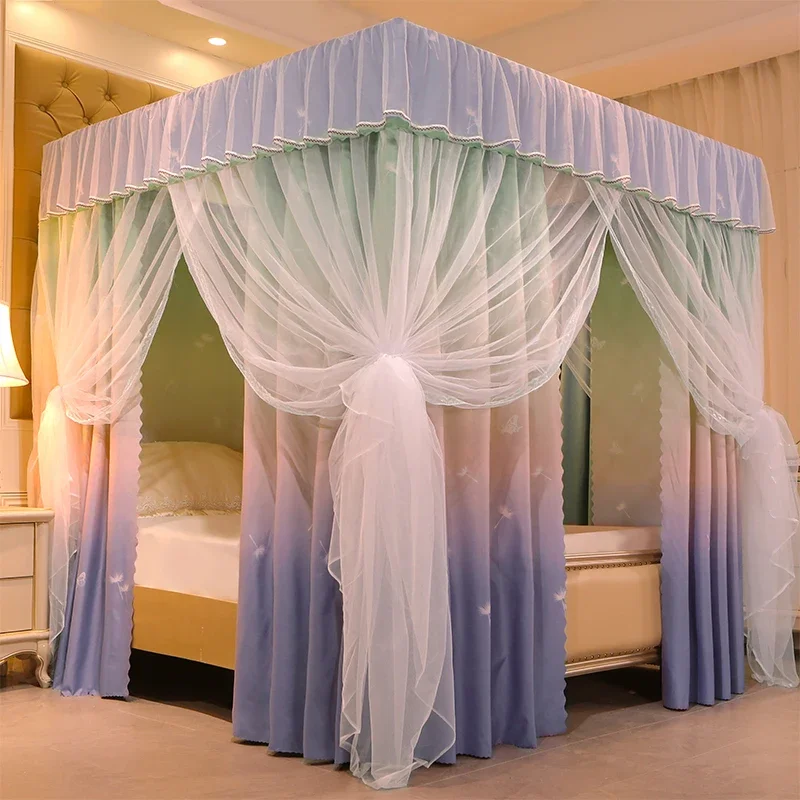 Canopy Tent Curtain Mosquito Net Bed Window Queen Bed Frame Baby Decoration Mesh Tent Decoration Anti Moustique Beds Furniture