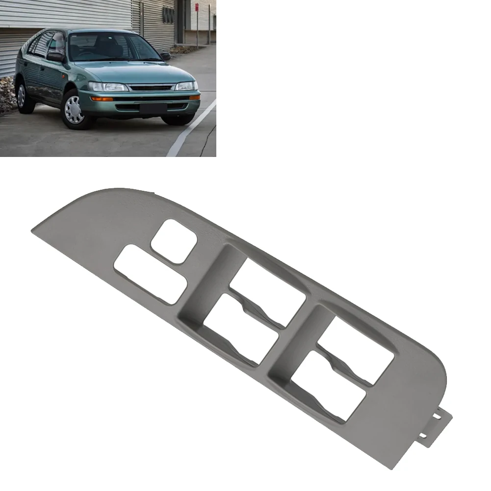 

Car Driver Side Master Power Door Window Switch Bezel Trim For Toyota Corolla 1998-2002 74232-02060-C0 Grey Parts Accessories