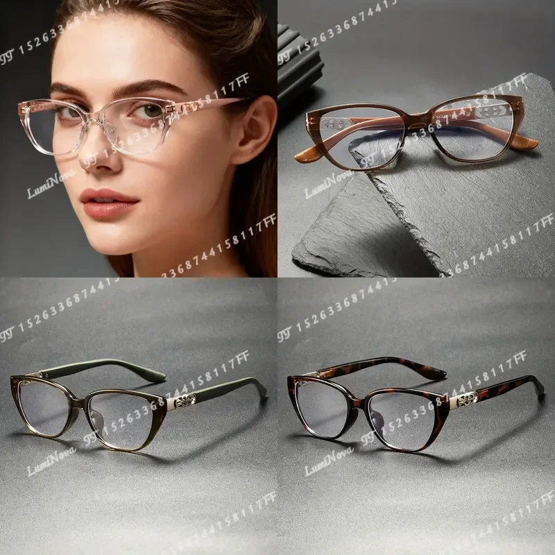 Elegant Full Rim TR90 Glasses Lightweight Comfortable Frame with Ferrule Temples Unisex Daily Wear Eyewear Exquisite Style