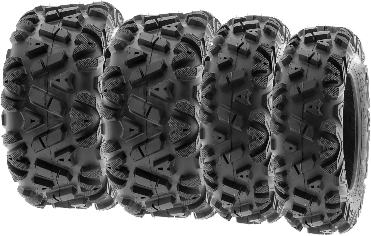 24x8-12 25x11-10 All Terrain Tires ATV UTV 6 PR POWER I A033 - BUNDLE