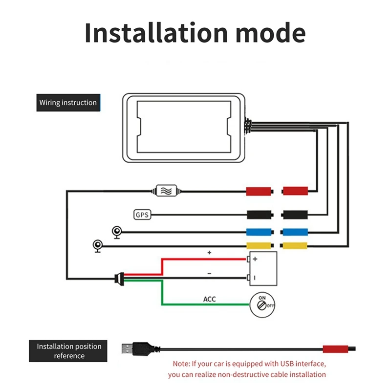 1080P Dual Motorcycle Camera With GPS Function HD Video Driving Recorder HD Video Recorder For Motorcycle Driving