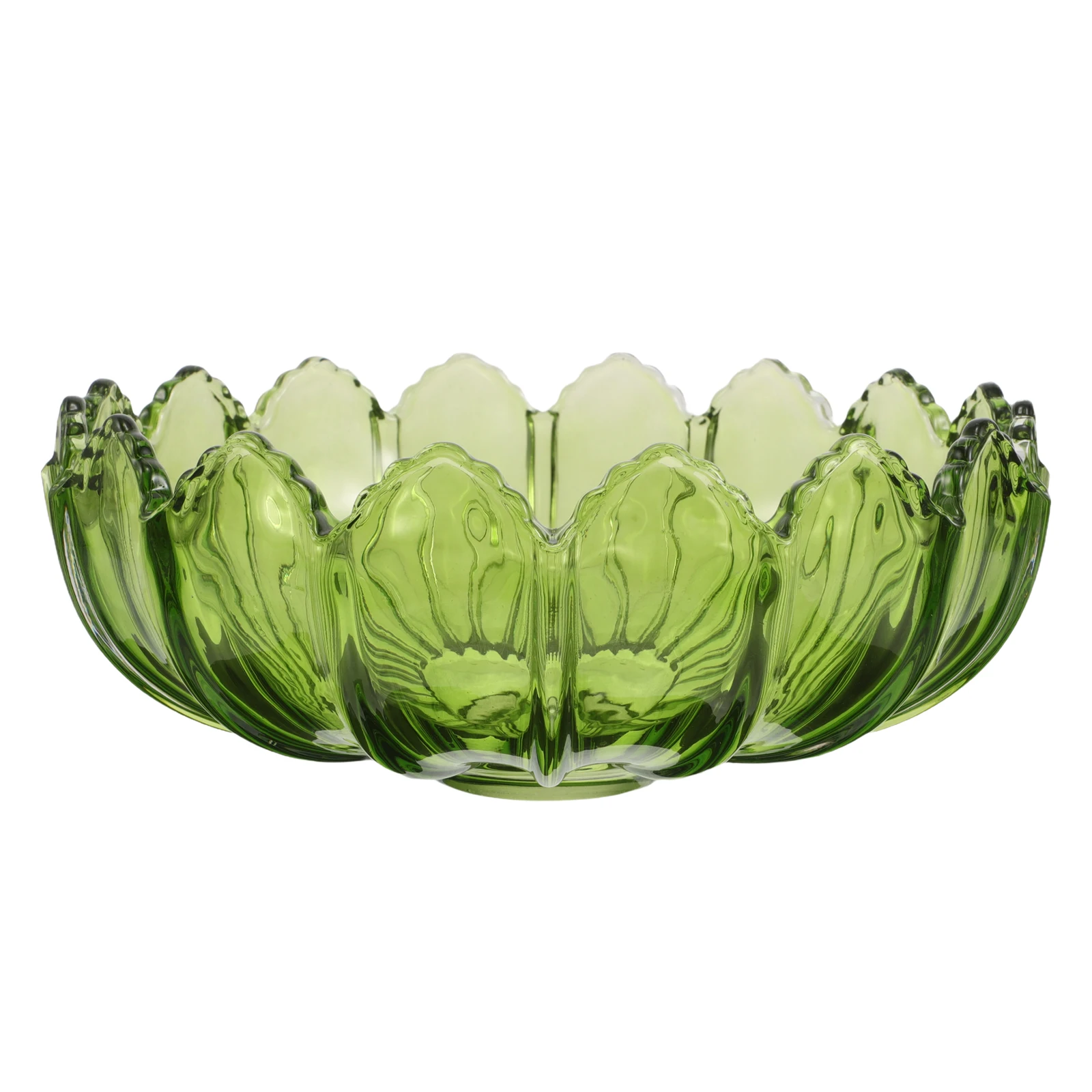 

Green Pumpkin Glass Pendant Lamp Shade Replacement - Artistic Blown Decorative Cover for Ceiling Light Fixture, Modern Farmhouse