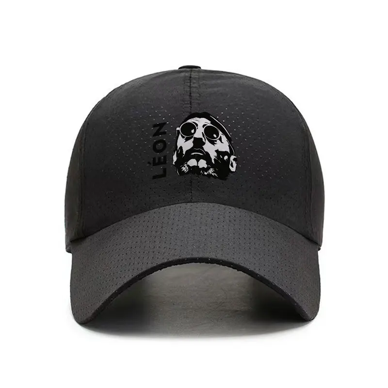 Leon Movie Quick Dry Baseball Cap Adjustable Lightweight Unisex Fan Hat Black 56 to 60 cm