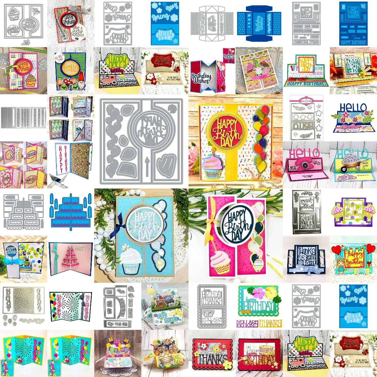 Pequeño vieira emergente Stand-Up 2025 nuevos troqueles de corte decoración para diario de recortes plantilla en relieve Diy tarjeta de felicitación hecha a mano
