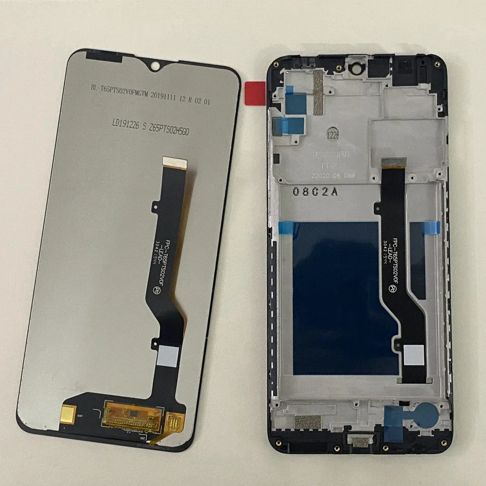 Oryginalny wyświetlacz LCD do ZTE Blade A7s 2020 A7020 A7020RU Wyświetlacz LCD Ekran dotykowy Digitizer Do ZTE BLADE A7S 2020 LCD z ramką