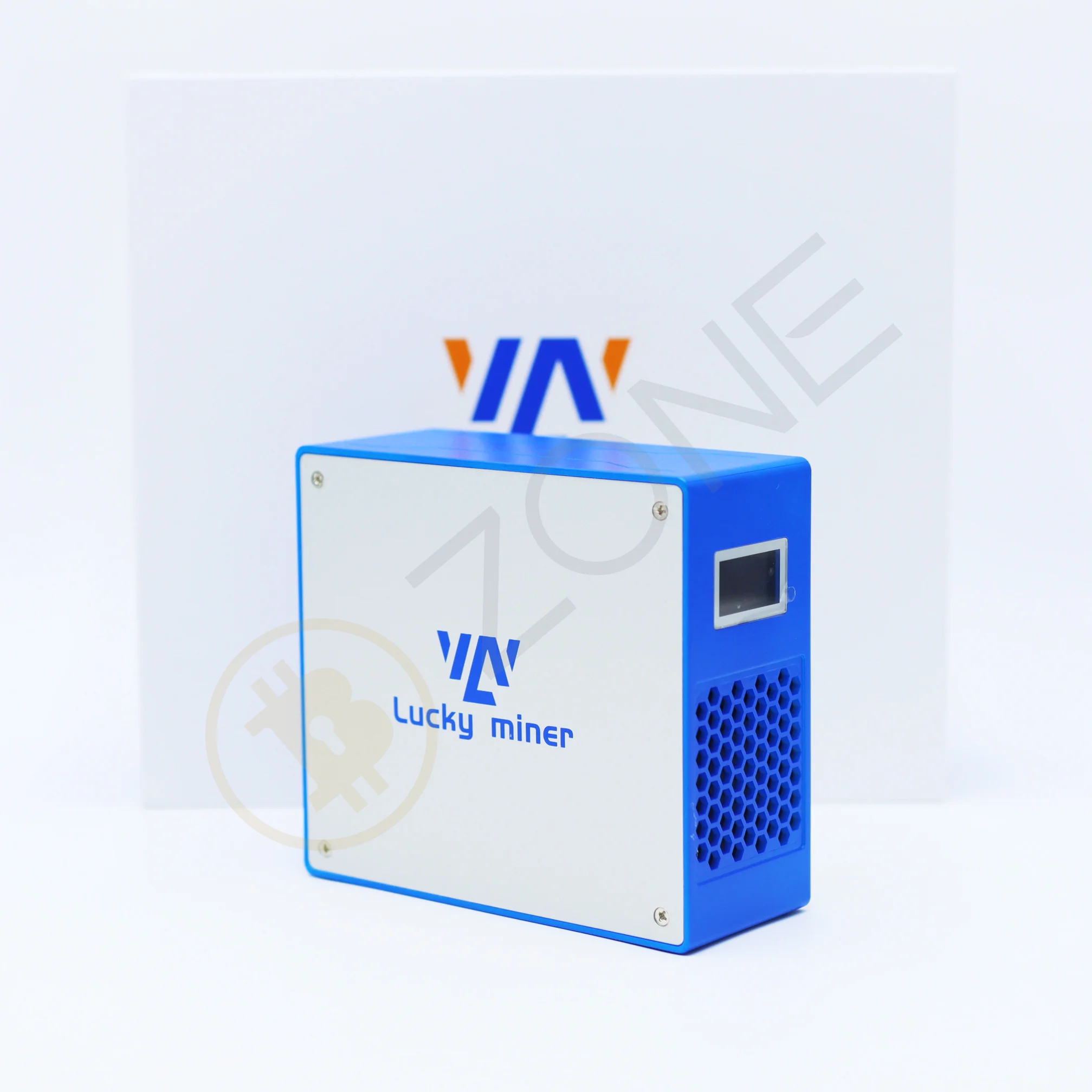 Imagem -02 - Máquina de Mineração Silenciosa com Fonte de Alimentação Lucky Miner Crypto Miner Bitcoin 1000g Hashrate Lv07 12v 5a Spot Novo