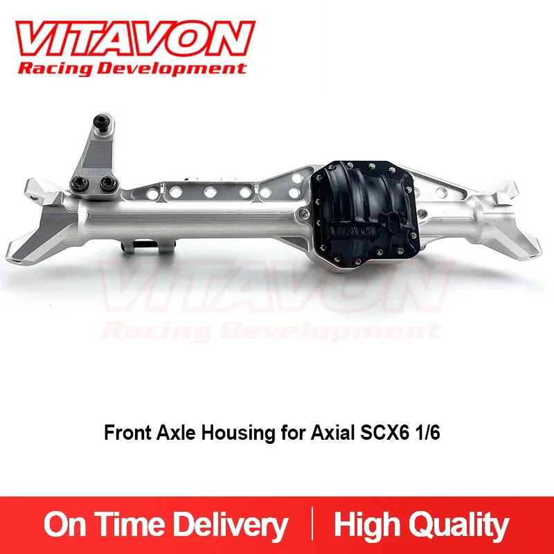 VITAVON CNC Alu #7075 Front Axle Housing for Axial SCX6 Jeep Wrangler Trail Honcho 1/6