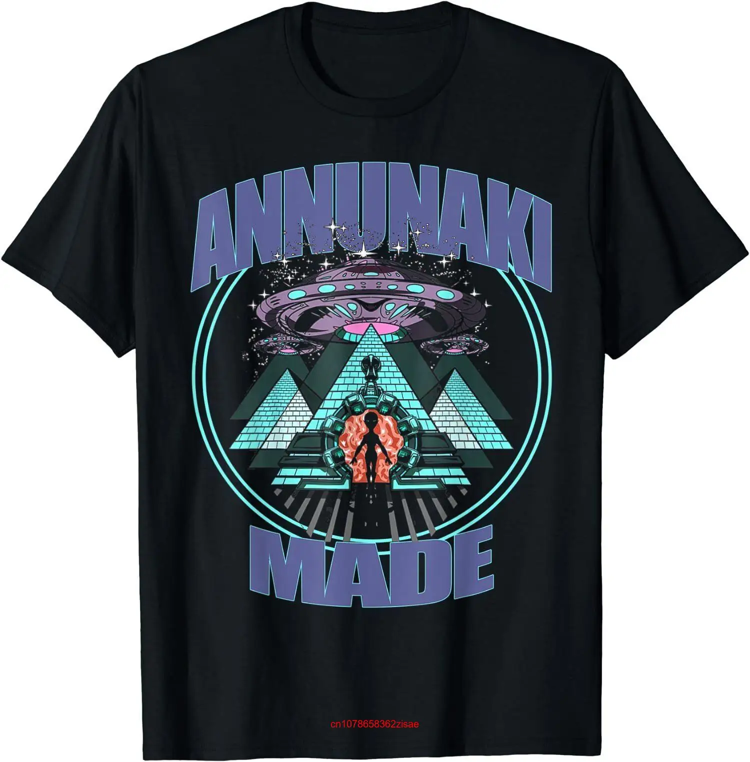 NEW LIMITED Annunaki Made Pyramids Planet X Alien Earth Council T Shirt S 3XL long or short sleeves