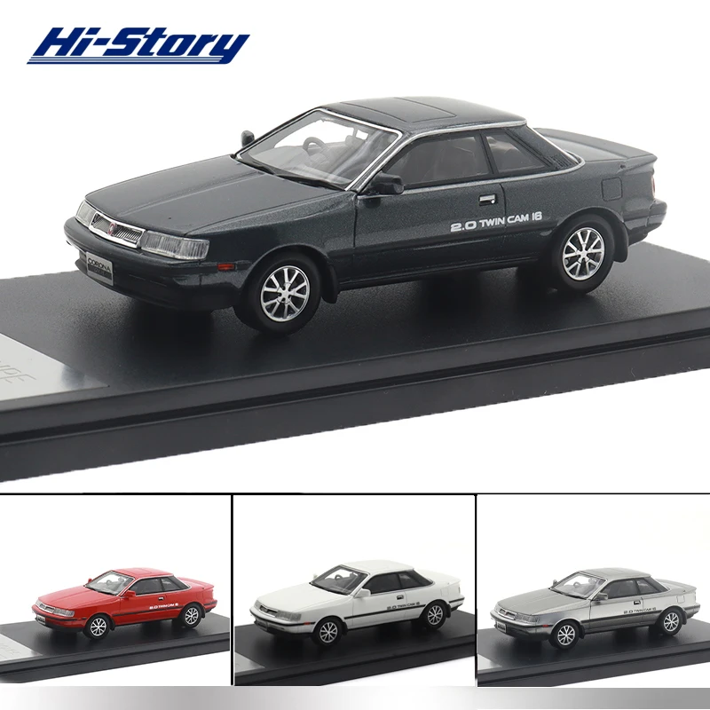 

Hi-story Brand 1:43 Resin Model Car CORONA COUPE 2000 GT-R (1985) Classic Vehicles Car Model Toy Collection Decoration Gifts