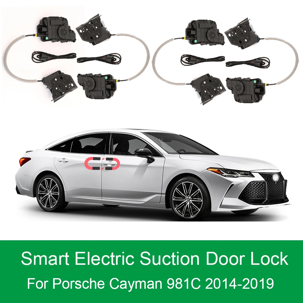 

Smart Auto Electric Suction Door Lock for Porsche Caymnne 981C 2014-2019 Automatic Soft Close Super Silence Car Vehicle Door