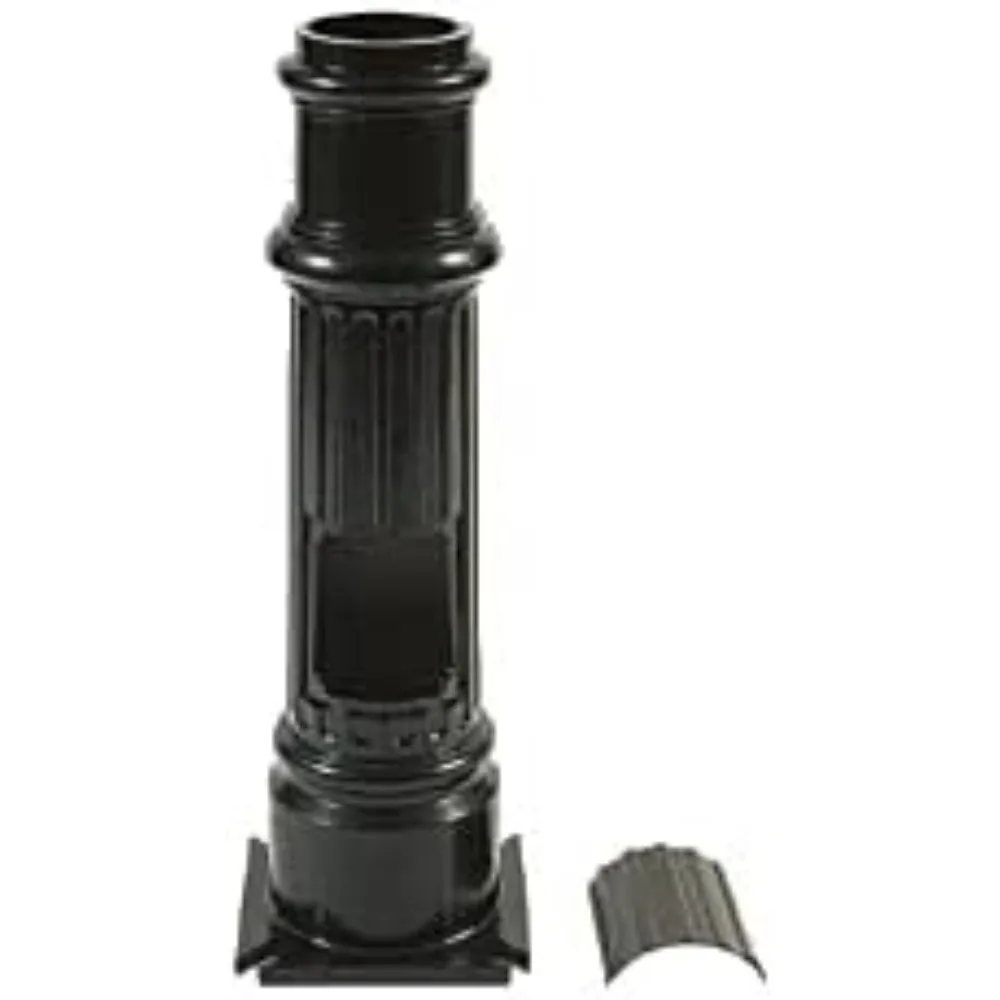 

Cast Aluminum Black Mailbox Base, 28-inch, NO-4 Base Model from Alumina Products, Inc.