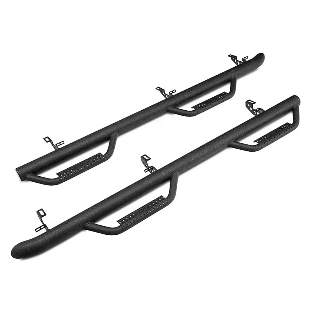 Side Step Bars Steel Pedal  for 4 Door  Jeep Wrangler JL 2018+