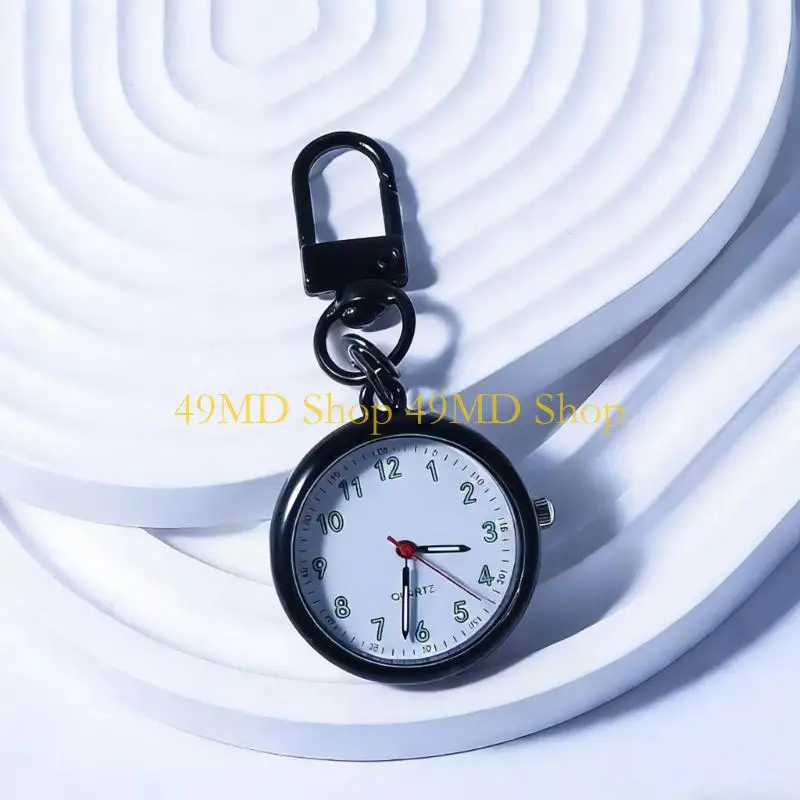 49MD Portable Clip Watch for Test Takers, Backpacks and Daily Bags