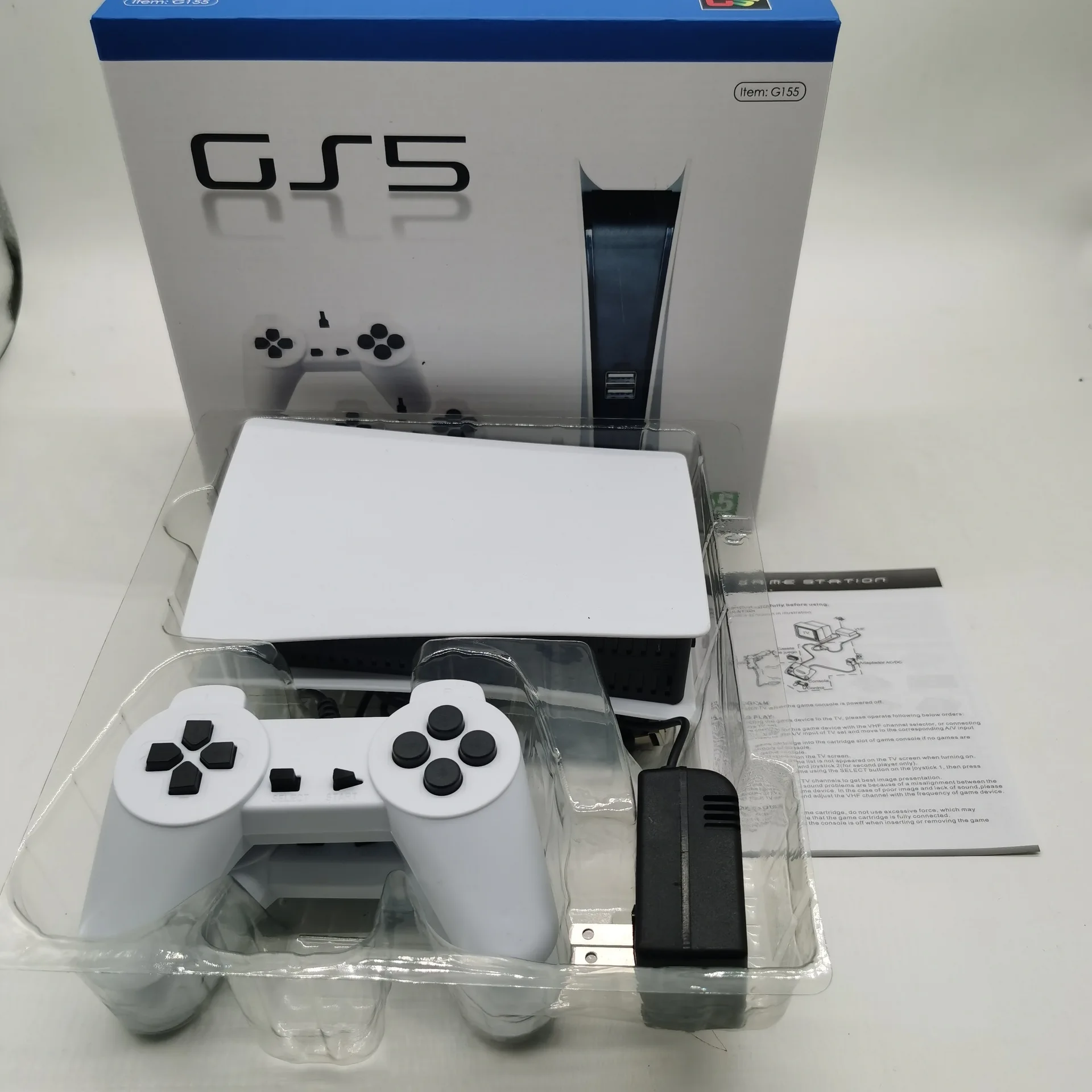 جديد Gamestation 5 وحدة التحكم AV-OUT المنزل وحدة تحكم تلفاز ألعاب لعبة محطة 5 لا تأخر مزدوج مقبض الاتحاد الأوروبي/الولايات المتحدة/المملكة المتحدة التوصيل